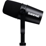 Shure MV7 Podcast Microphone Kit with Broadcast Arm (Black)