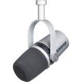 Shure MV7 Podcast Microphone Kit with Shure SRH440 Headphones & Mic Stand (Silver)