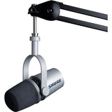 Shure MV7 Podcast Microphone (Silver)