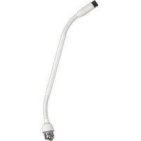 Shure MX410 10" Gooseneck Mic with No Capsule, No Preamp, and Red LED Ring on Top (White)