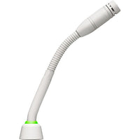Shure MX405 5" Shock-Mounted Gooseneck Mic with Cardioid Capsule, No Preamp, and 2-Color LED Ring on Bottom (White)