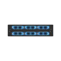 Dynacom 920A-SC-12 Fiber Optic Panel, 12-Fiber, Silver