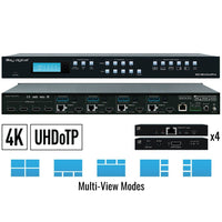 Key Digital KD-MLV4x4Pro 4x4 Multi-View Tiling Processor Matrix