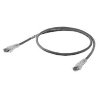 Hubbell HC6GY01 Hubbell HCAT6GY01 CAT6 UTP Patch Cords, 1', Gray