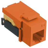 Hubbell NSJUOR netSELECT USOC Keystone Jack, Orange