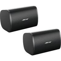 Bose Professional 829712-0120 DesignMax DM3SE Loudspeakers, Surface-Mount, Coaxial 2-Way Drivers, 30W, IP55, 1-Pair, Black