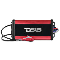 NXL 4-Channel Full-Range Class D Waterproof IP67 Marine and Powersports NANO Amplifier 4 x 100 Wat... - front view | Silarius