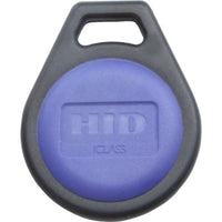 HID 2050PNNBN iCLASS Key II 205x 2K/2 Contactless Smart Key Fob, Programmed, Engraved Non-Matching Numbers, Black with B