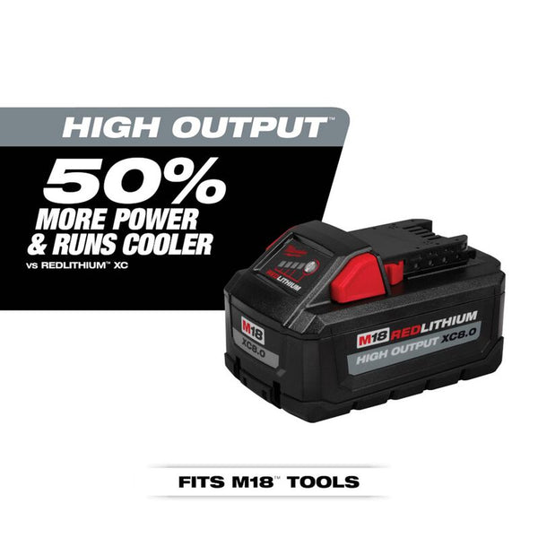 MILWAUKEE 48-11-1880 M18™ REDLITHIUM™ HIGH OUTPUT™ XC8.0 Battery