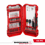 MILWAUKEE  48-32-4033 SHOCKWAVE 43 Piece Auto Impact Set