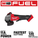 MILWAUKEE  2880-20 M18 FUEL™ 4-1/2" / 5" Grinder Paddle Switch, No-Lock