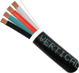 Vertical Cable 209-2321/DB 14/4 Direct Burial Audio Cable, High Strand - 500ft Pull Box (Black)