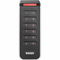 HID 20KNKS-02-000000 HID 20KNKS-02 Signo 20K Mullion Contactless Smartcard Narrow Keypad Reader, 13.56mHz Profile, OSDP/Wiegand, Pigtail, Mobile Ready, Black with Silver Trim