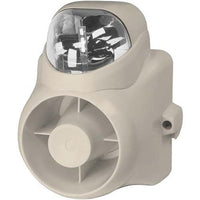 ADI PRO OUTDSIRSC Indoor/Outdoor Self Contained 120dB Siren/Strobe, Clear