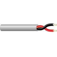 West Penn 224BK1000 18/2 Speaker Cable, CMR, 1000' (304.8m) Reel, Black