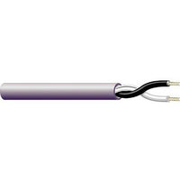 West Penn 226 500' Stranded Unshielded CL3R, FPLR PVC Cable, 14/2, BC, Black