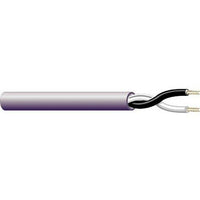 West Penn 226WH1000 Non Plenum Audio Cable, 14 Gauge, 2-Conductor Stranded, CMR-Rated, 1000', White