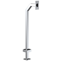 Pedestal Pro 22PE1-AIPH-12-304 48" Steel Gooseneck Pedestal - Aiphone JO-DV