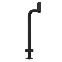 PEDESTAL 22PE1-BUT-02-CRS 44" Steel Pedestal - ButterflyMX 8" Surface Video Intercom