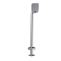PEDESTAL PRO  22PE1-BUT-04-304 44" Stainless Pedestal - ButterflyMX 12" Surface Video Intercom