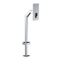 Pedestal Pro 22PE1-VALE-01-304 42" Stainless Gooseneck Pedestal - 1VALET 10" Intercom.