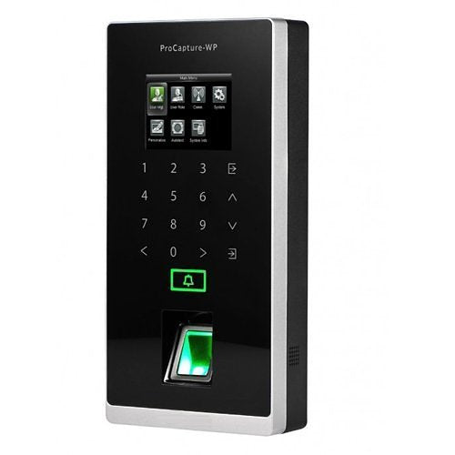 ZKTeco ProCapture-WP-ICLASS Standalone Fingerprint Access with iClass Control IP65 Reader