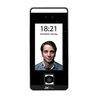 ZKTeco SF1005-QR-HID Access Control Reader Face and Fingerprint Recognition with  5" Vertical Display
