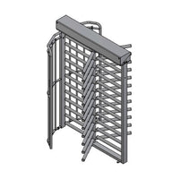 ZKTeco TST-2900-GALVANIZED Full Height Turnstile, Galvanized