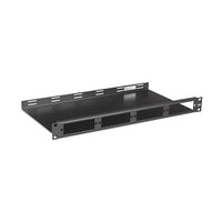 Hubbell OFPNL1U4H4M Fiber Rack Mount Panel with Management, Unloaded, 1U, 4 H4