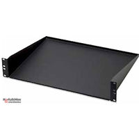 Kendall Howard 1906-1-002-02 14 inch Component Shelf, 2U, CRS, Black