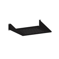 Kendall Howard 1906-1-010-02 2U 14 inch Vented Eco Shelf, Black