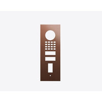 DoorBird D1101FV Fingerprint 50 Flush-Mount Front Panel, Burnish Brass (BURNISH.BRASS)
