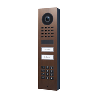 DoorBird D1102KV Surface-Mount IP Video Intercom, Brushed Gold (BRSHGOLD)