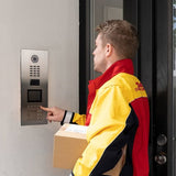 DoorBird D22DKV Flush-Mount IP Video Intercom with Keypad, RFID and Bluetooth, Stainless Steel