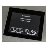 DoorBird D22DKH Flush-Mount IP Video Intercom with Keypad, RFID and Bluetooth, Stainless Steel