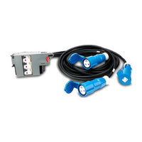 APC PDM2332IEC-3P30R-1 Power Distribution Module, 32A, 3-Pole, 3-Wire, 3XIEC309 Wiring