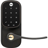 Yale Locks YRL226-CBA-0BP Yale YRL226-CBA-0BP Assure Lever Smart Touchscreen Lever Lock with Wi-Fi and Bluetooth, Oil Rubbed Bronze