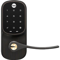 Yale Locks YRL226-CBA-0BP Yale YRL226-CBA-0BP Assure Lever Smart Touchscreen Lever Lock with Wi-Fi and Bluetooth, Oil Rubbed Bronze