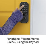 Yale Locks YRL216-NR-BSP Yale YRL216-NR-BSP Assure Lever Keypad, Standalone, Black Suede