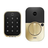 Yale Locks YRD634-ZW2-P05 Yale YRD634-ZW2-P05 Pro 2 Key-Free Keypad with Z-Wave Plus, Lifetime Brass