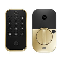 Yale Locks YRD614-ZW2-P05 Yale YRD614-ZW2-P05 Pro 2 Keypad with Z-Wave Plus, Polished Brass