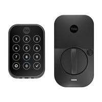Yale Locks YRD654-BLE-BSP Yale YRD654-BLE-BSP Pro 2 Key-Free Touchscreen with Bluetooth, Black Suede