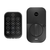Yale Locks YRD654-ZW2-BSP Yale YRD654-ZW2-BSP Pro 2 Key-Free Touchscreen Smart Lock with Z-Wave ZW2, Black Suede