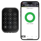 Yale Locks YRD654-CB1-BSP Yale YRD654-CB1-BSP Pro 2 Key-Free Touchscreen with Wi-Fi + Connect Bridge, Black Suede