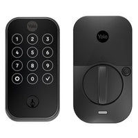 Yale Locks P103560 Yale YRD624-ZB3-BSP Pro 2 Touchscreen with Smart Lock, Black Suede