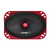 PRO-X 4x6” Mid-Range Loudspeaker with Bullet | 100W RMS 4-Ohm