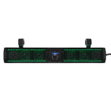 26" Marine Amplified Soundbar with Bluetooth USB & RGB Lighting 6 Speakers 600 Watts