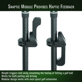 DriVR Elite Mini -  Adjustable VR Weighted Golf Club Handle Accessory - Compatible with Quest 2, 3/3s, and Pro