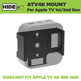 HIDEit ATV4K | 1st + 2nd Gen Apple TV 4K Wall Mount