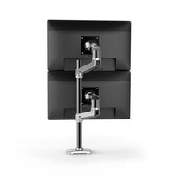 Ergotron 45-549-026 LX Dual Stacking Arm, Tall Pole (polished aluminum)